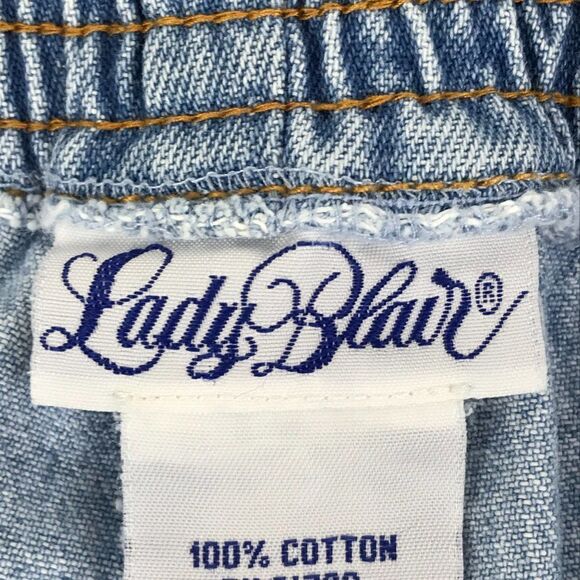 Vintage Lady Blair High Waisted Denim Mom Jeans Women's Plus Size 18PT - Picture 9 of 11